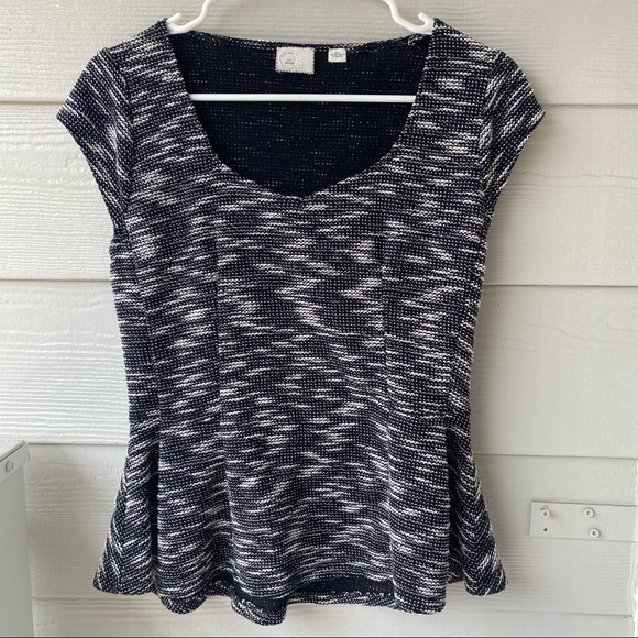 Tops - ANTHROPOLOGIE Postmark Peplum Knit Top